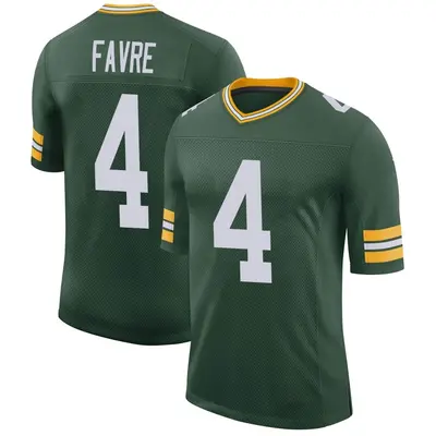 Youth Limited Brett Favre Green Bay Packers Green Classic Jersey