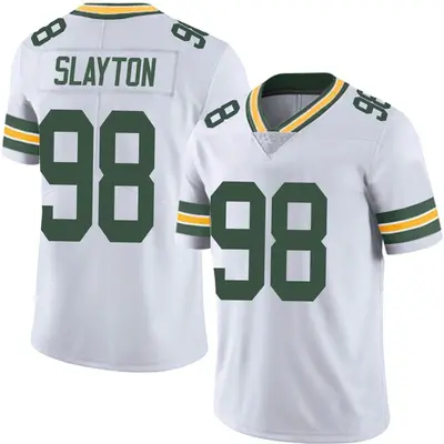 Youth Limited Chris Slayton Green Bay Packers White Vapor Untouchable Jersey