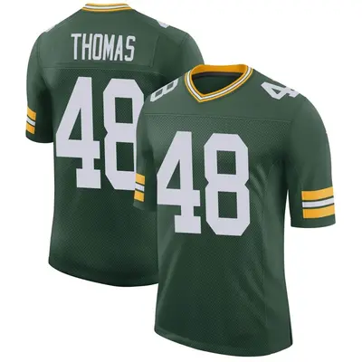 Youth Limited DQ Thomas Green Bay Packers Green Classic Jersey