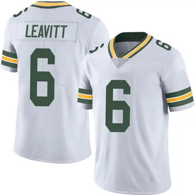 Youth Limited Dallin Leavitt Green Bay Packers White Vapor Untouchable Jersey