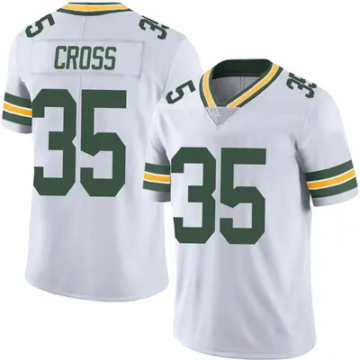 Youth Limited De'Vante Cross Green Bay Packers White Vapor Untouchable Jersey