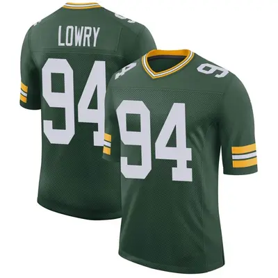 Youth Limited Dean Lowry Green Bay Packers Green Classic Jersey