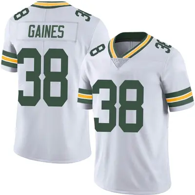 Youth Limited Innis Gaines Green Bay Packers White Vapor Untouchable Jersey