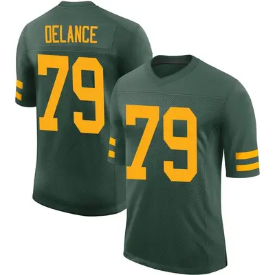 Youth Limited Jean Delance Green Bay Packers Green Alternate Vapor Jersey