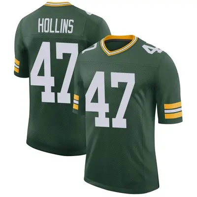 Youth Limited Justin Hollins Green Bay Packers Green Classic Jersey