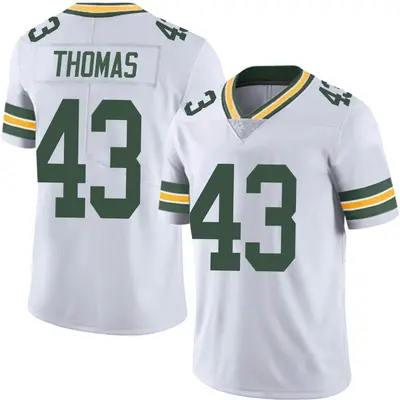 Youth Limited Kiondre Thomas Green Bay Packers White Vapor Untouchable Jersey
