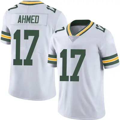 Youth Limited Ramiz Ahmed Green Bay Packers White Vapor Untouchable Jersey