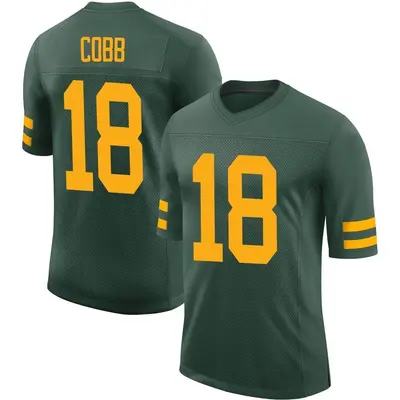 Youth Limited Randall Cobb Green Bay Packers Green Alternate Vapor Jersey