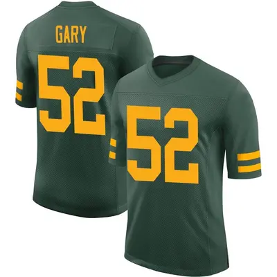 Youth Limited Rashan Gary Green Bay Packers Green Alternate Vapor Jersey