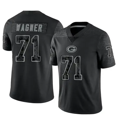 Youth Limited Rick Wagner Green Bay Packers Black Reflective Jersey