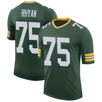 Youth Limited Sean Rhyan Green Bay Packers Green Classic Jersey
