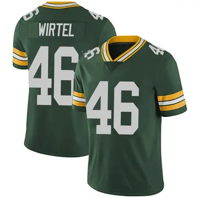 Youth Limited Steven Wirtel Green Bay Packers Green Team Color Vapor Untouchable Jersey