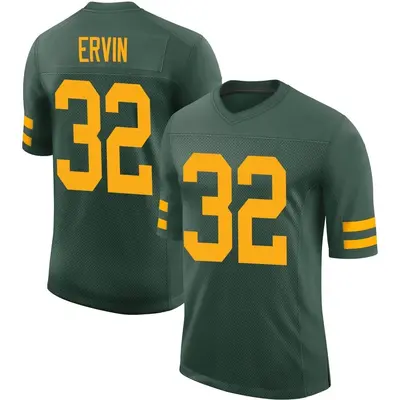 Youth Limited Tyler Ervin Green Bay Packers Green Alternate Vapor Jersey