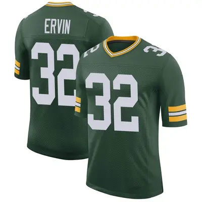 Youth Limited Tyler Ervin Green Bay Packers Green Classic Jersey