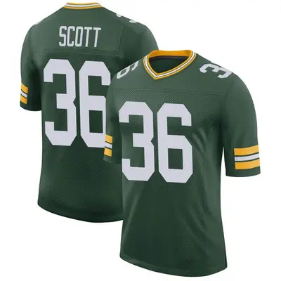 Youth Limited Vernon Scott Green Bay Packers Green Classic Jersey