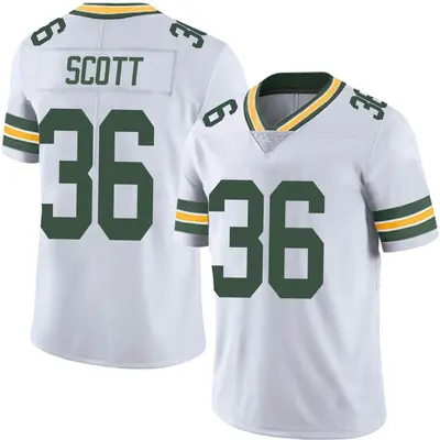 Youth Limited Vernon Scott Green Bay Packers White Vapor Untouchable Jersey