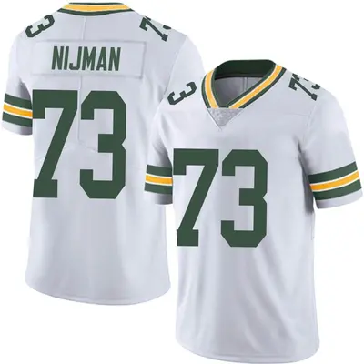 Youth Limited Yosh Nijman Green Bay Packers White Vapor Untouchable Jersey